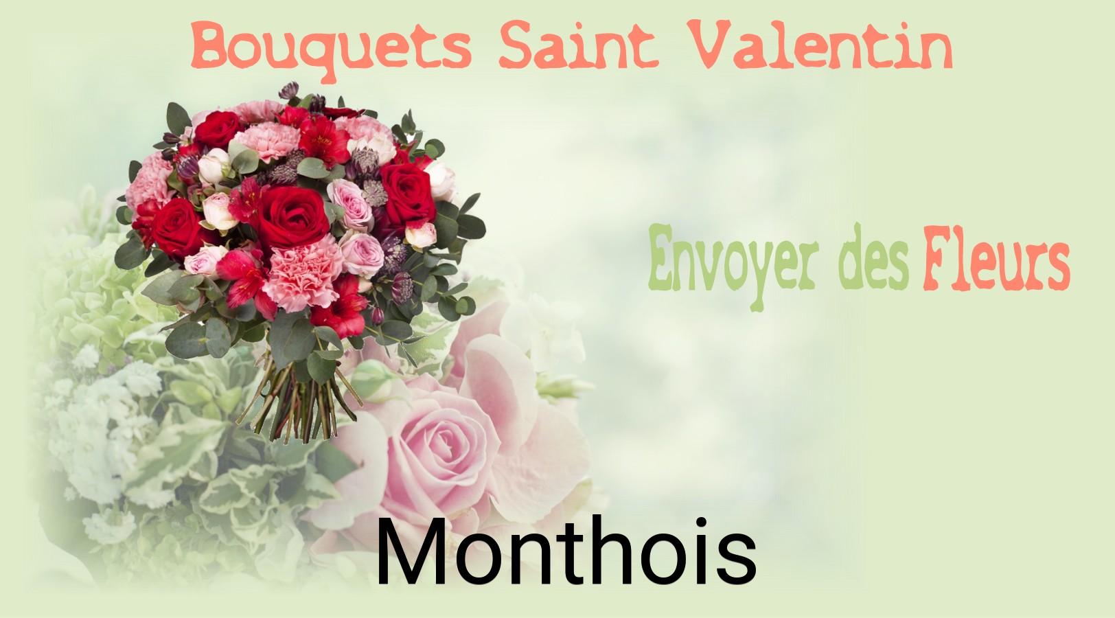 Roses de Saint-Valentin livrées à Monthois